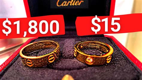 mens cartier ring dupe|cartier love ring authenticity.